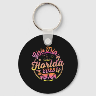 Girls Trip Florida 2025 Summer Vacation Beach Week Keychain