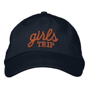 Girls Trip Girls Weekend Vacation Embroidered Baseball Cap