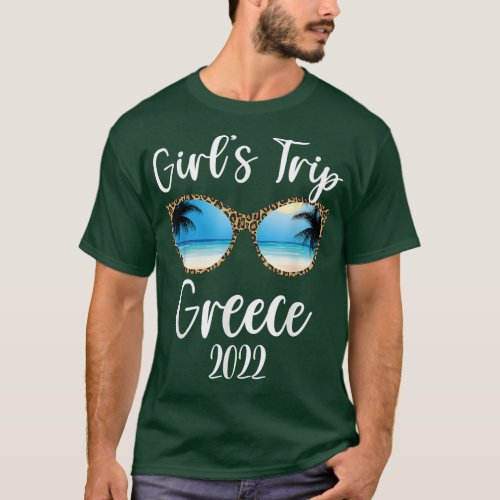 Girls Trip Greece 2022 Beach Sunglasses spring sum T_Shirt