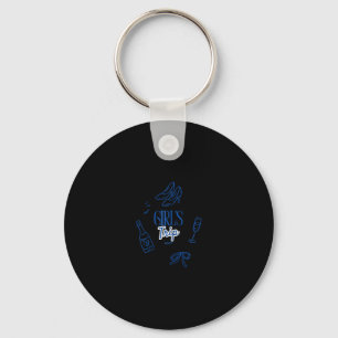 Girls Trip Haiti Weekend Vacation Keychain