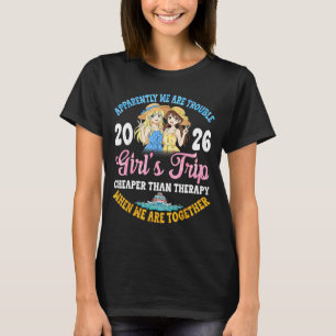 Girls Trip Hilarious Friends Fun Boat Ocean Travel T-Shirt