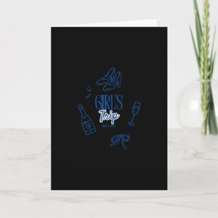 Girls Trip Holland Weekend Vacation Card