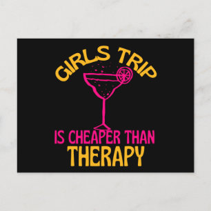 Girls Trip Is My Therapy Postcard
