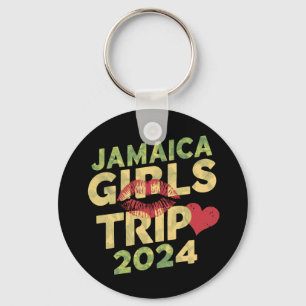 Girls Trip Jamaica 2024 Weekend Summer Vacation Keychain