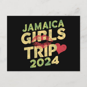 Girls Trip Jamaica 2024 Weekend Summer Vacation  Postcard