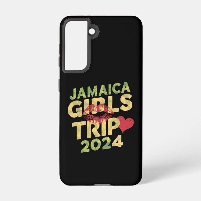 Girls Trip Jamaica 2024 Weekend Summer Vacation  Samsung Galaxy Case (Back)