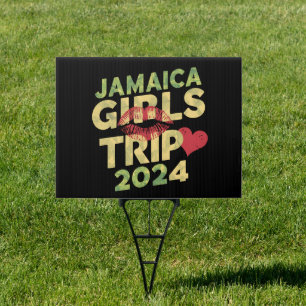 Girls Trip Jamaica 2024 Weekend Summer Vacation Sign