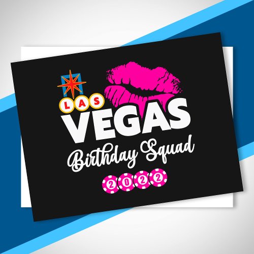Girls Trip _ Las Vegas 2022 _ Vegas Birthday Squad Postcard