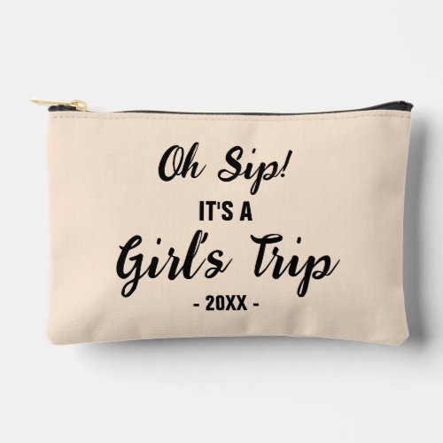 Girls Trip Makeup Weekend Summer Vacation Cosmetic Accessory Pouch