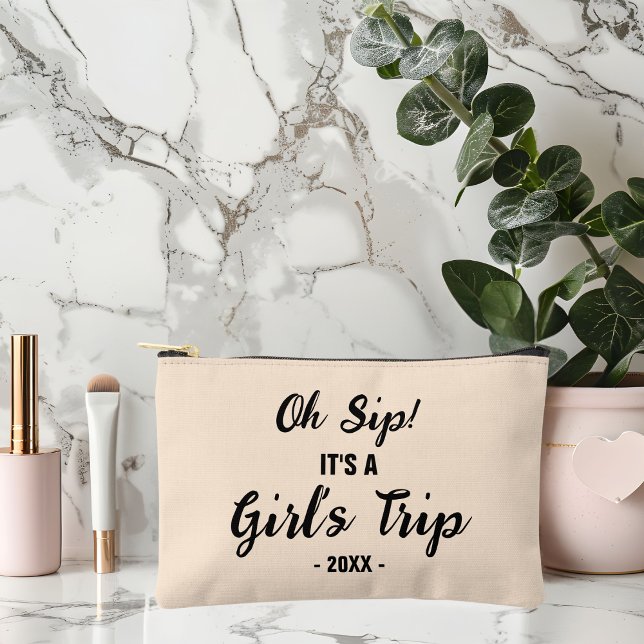 Girls Trip Makeup Weekend Summer Vacation Cosmetic Accessory Pouch (Creator Uploaded)
