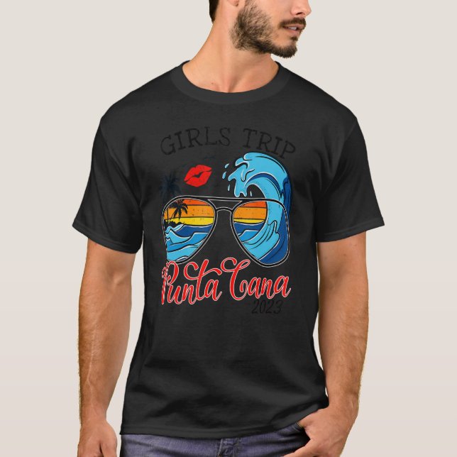 Girls Trip Punta Cana 2023 Womens Weekend Vacation T-Shirt (Front)