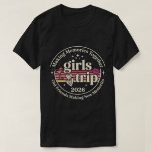 Girls Trip Retro 2026 Girls Trip Badge T-Shirt