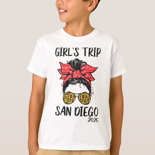 Girls Trip San Diego 2025 Vacation Girls Weekend M T-Shirt (Front)
