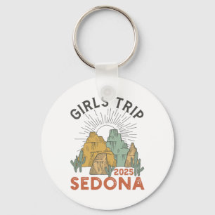 Girls Trip Sedona 2025 Summer Vacation Ladies Week Keychain