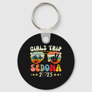 Girls Trip Sedona 2025 Summer Weekend Trip Vacatio Keychain