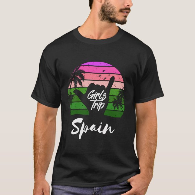 Girls Trip Spain Vacation T-Shirt (Front)