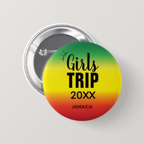 Girls Trip with Crown Year  Name Green Yellow Red Button