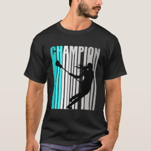 Girls Turquoise Lacrosse Champion Lacrosse Team T-Shirt
