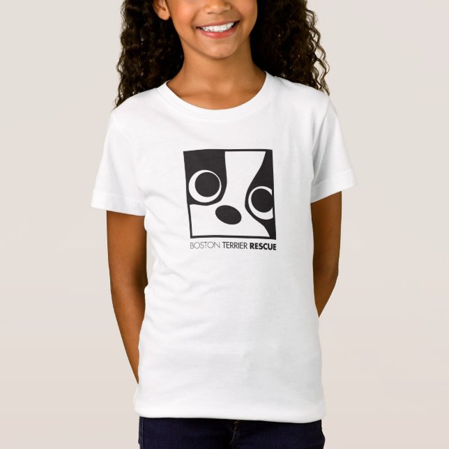 Girls two sided fitted t-shirt (Front)