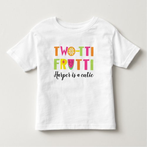 Girls Two_tii Frutti T_shirt
