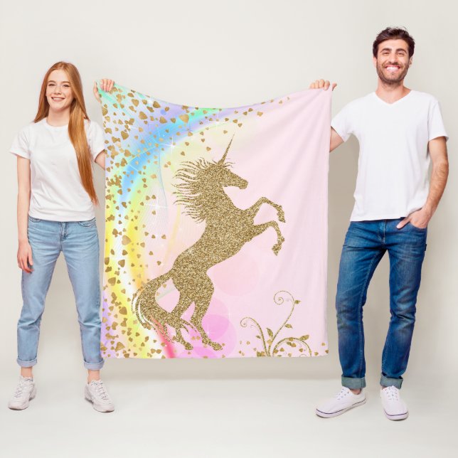 Girls Unicorn Blanket (In Situ)