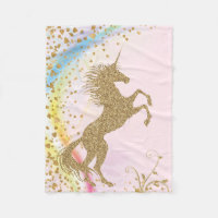 Girls Unicorn Blanket