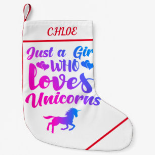 GIRLS / UNICORN CHRISTMAS STOCKING