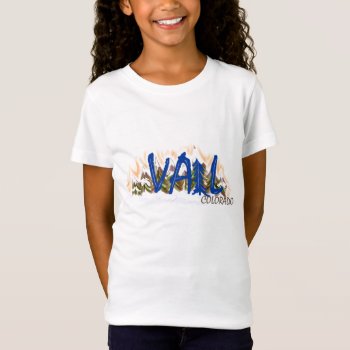 Girls Vail Colorado Shirt by ArtisticAttitude at Zazzle