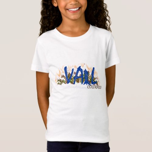 Girls Vail Colorado shirt