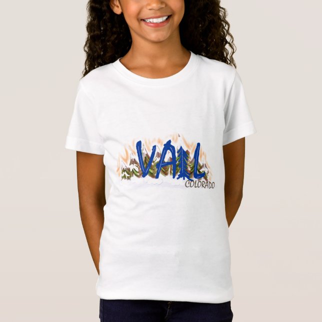 Girls Vail Colorado shirt (Front)