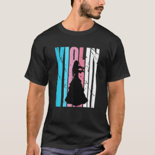 Girls Violin Orchestra Colors Teen Teammate Coachi T-Shirt