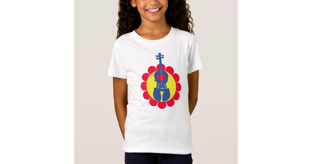 two set violin t shirt