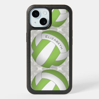 Girls volleyball any color personalized iPhone 15 case