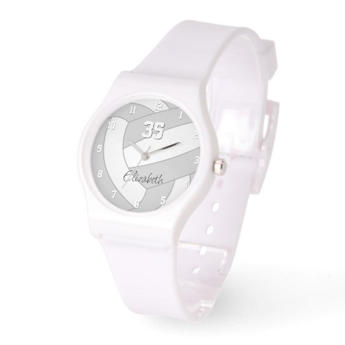 girls volleyball watch with athlete name wristwatch