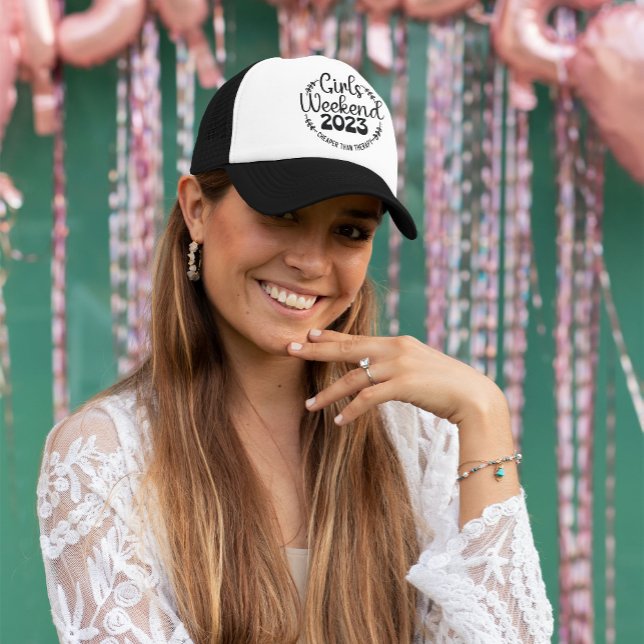 Girls Weekend Color Customizable Trucker Hat (Creator Uploaded)