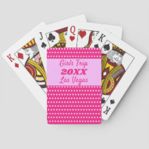 Girls Weekend Cute Pink Polka Dot Best Friend Trip
