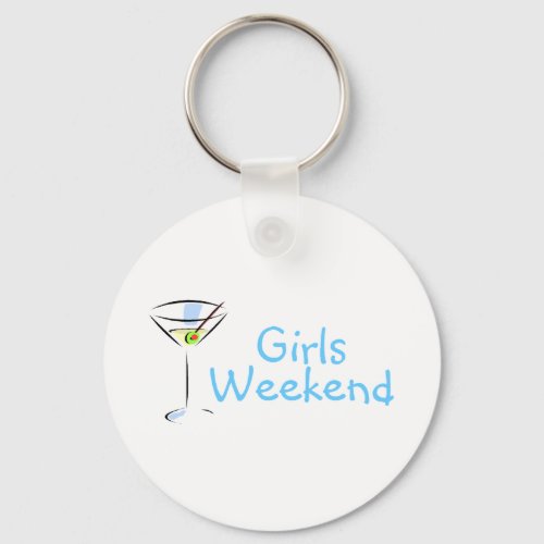 Girls Weekend Martini Keychain