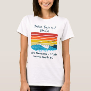 Girls Weekend Matching Tee Customizable Beach Trip