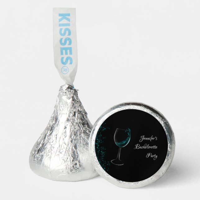 Girls weekend mocktail bachelorette party blue hershey®'s kisses® (Front)