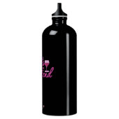 girls weekend night out party bridal wedding fun aluminum water bottle (Right)