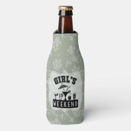 Girls Weekend Party Time Customize to Any Color Bottle Cooler