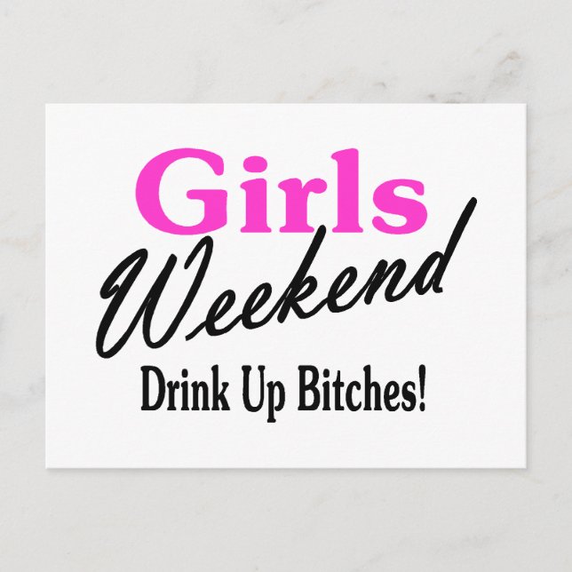 Girls Weekend Postcard (Front)