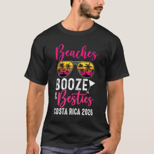 Girls Weekend Trip Costa Rica 2026 Beaches Booze B T-Shirt