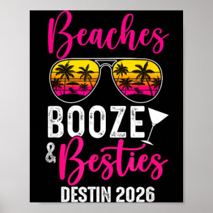 Girls Weekend Trip Destin 2026 Beaches Booze Ies Poster