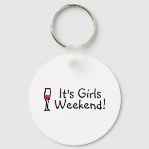 Girls Weekend Wine Keychain