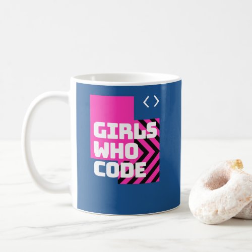 Girls who code sweatshirt coffee mug