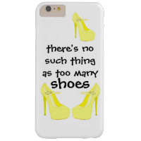 Girls Who Love High Heel Shoes yellow Barely There iPhone 6 Plus Case