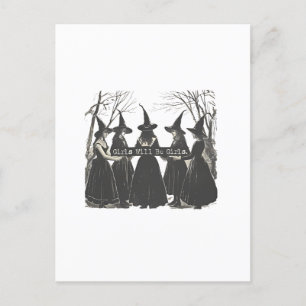 Girls Will Be Girl Feminism Women Empowerement  Invitation Postcard