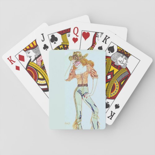 GIRLS WILL BE GIRLS    POKER CARDS