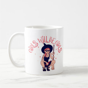 Girls Will Be Girls   Witchy Classic Mug